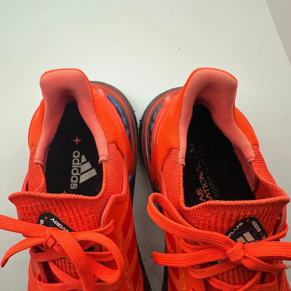 adidas Ultraboost 20 Ultra Boost Solar Red‎ Orange Blue NASA ISS FV8451 Men's 7